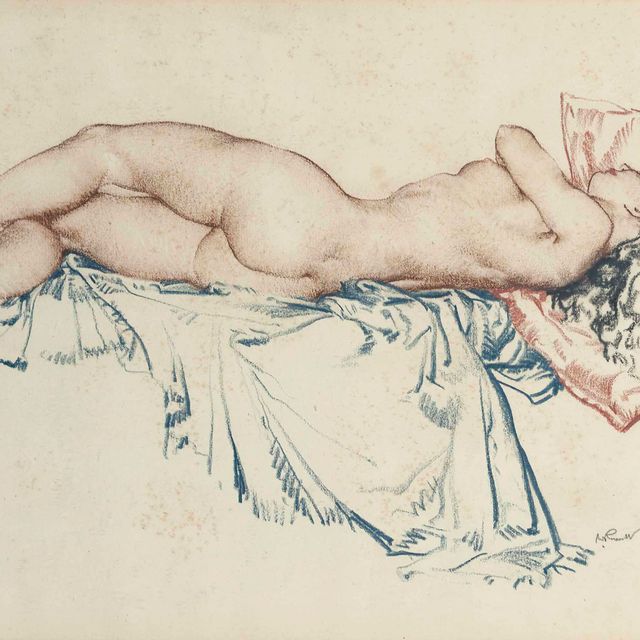 William Russell Flint — Электра откидывается назад