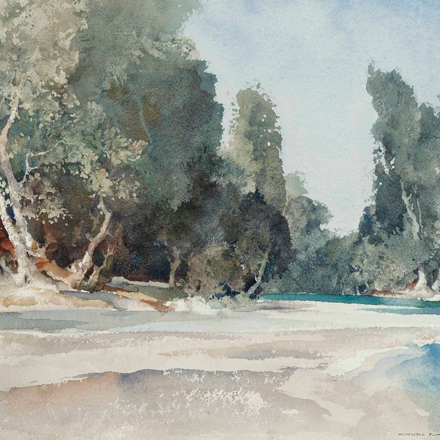 William Russell Flint — На реке Дром, недалеко от Сайана