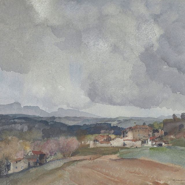 William Russell Flint — Весенний день, Лагерь для аутистов, недалеко от Валанса, Франция