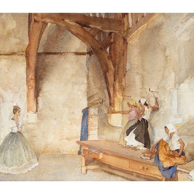 William Russell Flint — Кухонный бунт, каприз