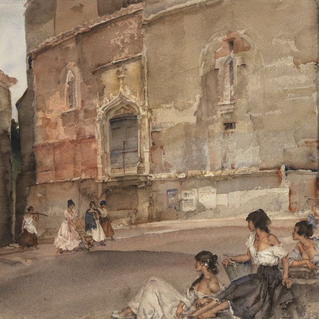William Russell Flint — Напряженность, Люсене-Ле-Труа-Тур