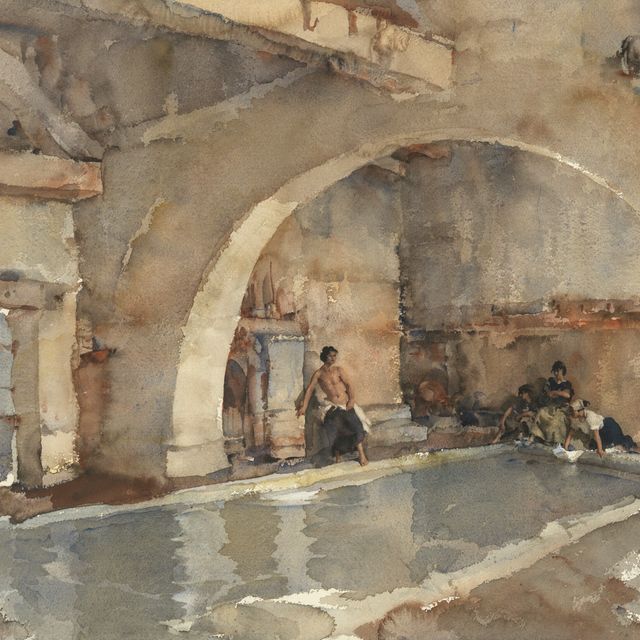 William Russell Flint — Прекрасная позерка, Нерак