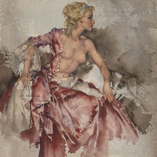 William Russell Flint — Рэй в роли мадам Дюбарри