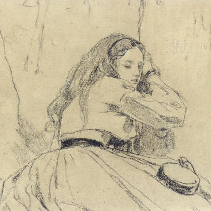 Winslow Homer — Портрет Элизабет Грант