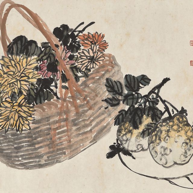 Wu Changshuo — Хризантемы