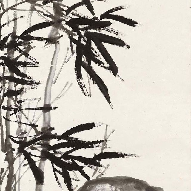 Wu Changshuo — Бамбук и камень