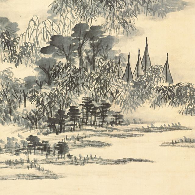 Wu Changshuo — Птицы, спасающиеся от зимы