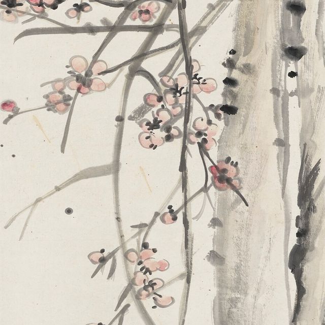Wu Changshuo — Цветущая слива