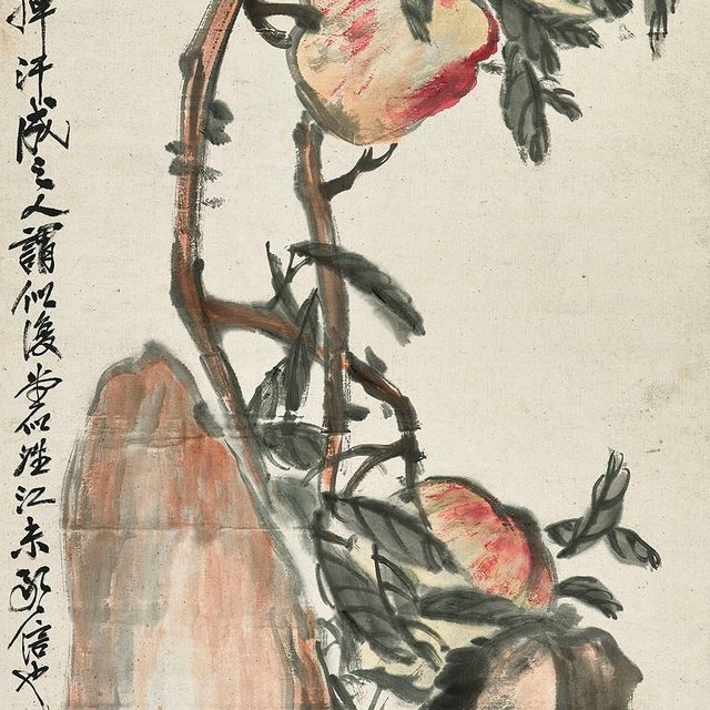 Wu Changshuo — Персики