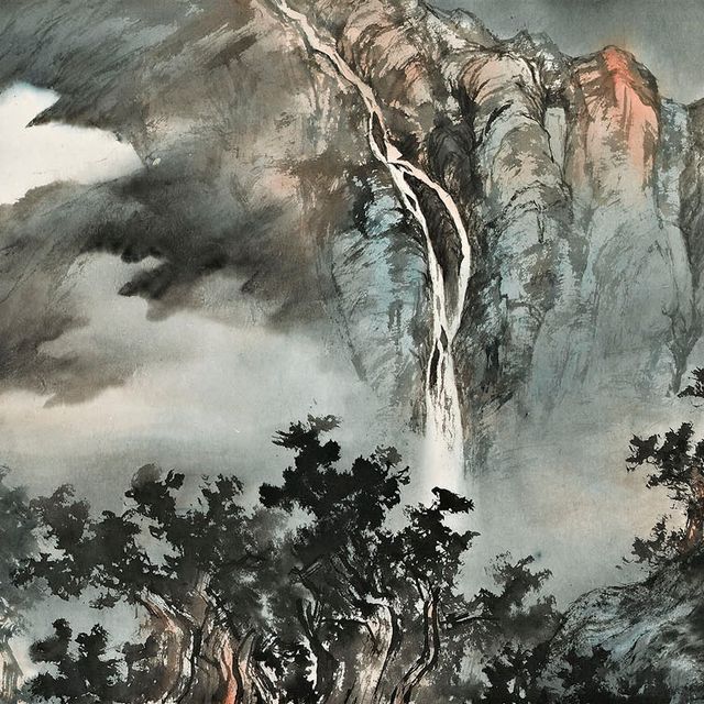 Wu Changshuo — Лес в горах