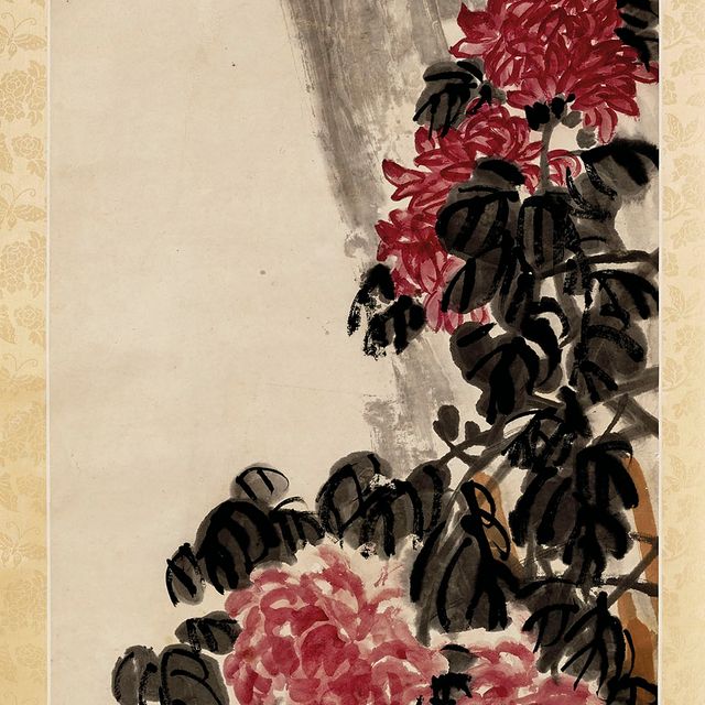 Wu Changshuo — Хризантемы