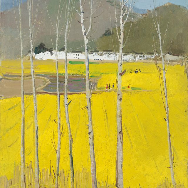 Wu Guanzhong — Золотое поле