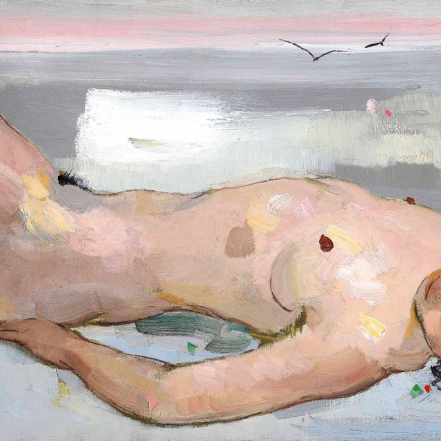 Wu Guanzhong — Укладка волос (рисунок)