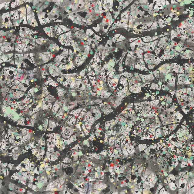Wu Guanzhong — Дикие виноградные лозы с цветами, похожими на жемчужины
