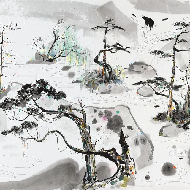Wu Guanzhong — Море пейзажей в горшках