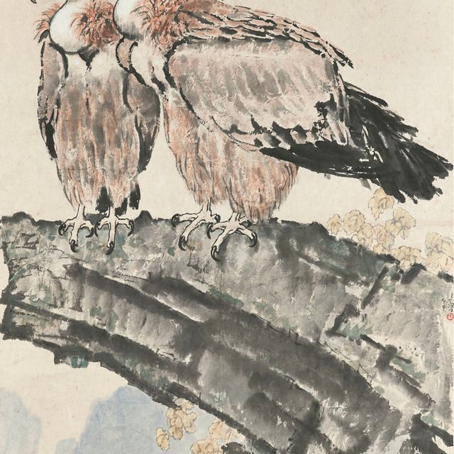 Xu Beihong — Два кондора