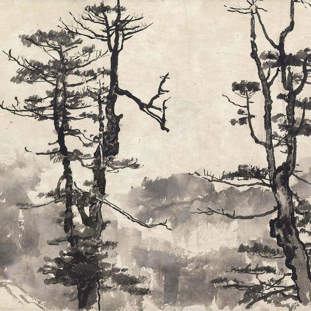 Xu Beihong — Гималайский лес