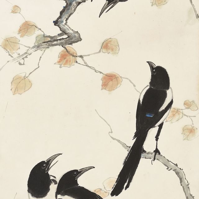 Xu Beihong — Четыре счастья