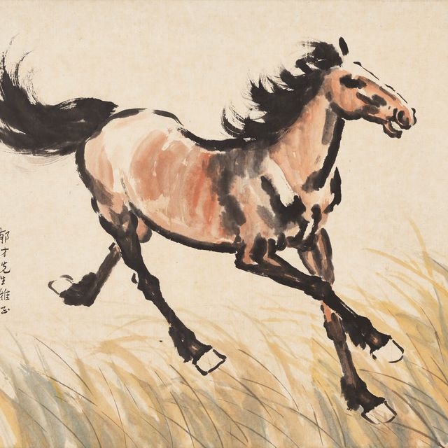 Xu Beihong — Бегущая лошадь