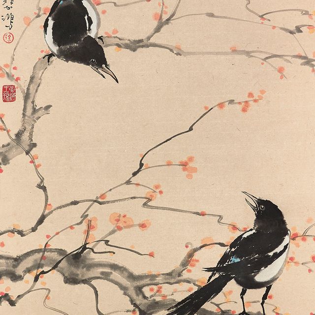 Xu Beihong — Сороки