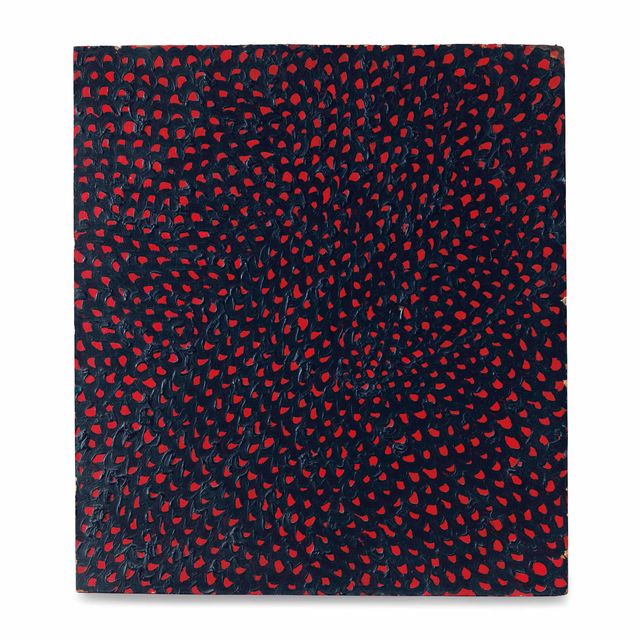 Yayoi Kusama — Синие и красные сетки