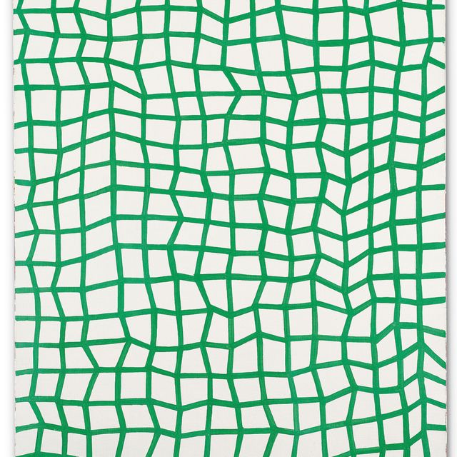 Yayoi Kusama — Бесконечные сети (зеленый № 53)