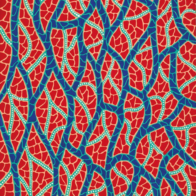 Yayoi Kusama — Сетка синего цвета