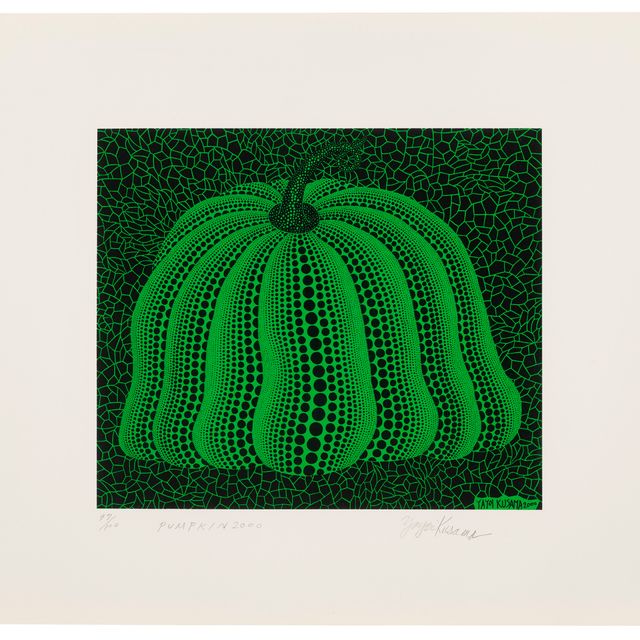 Yayoi Kusama — Тыква 2000 г. (зеленая)