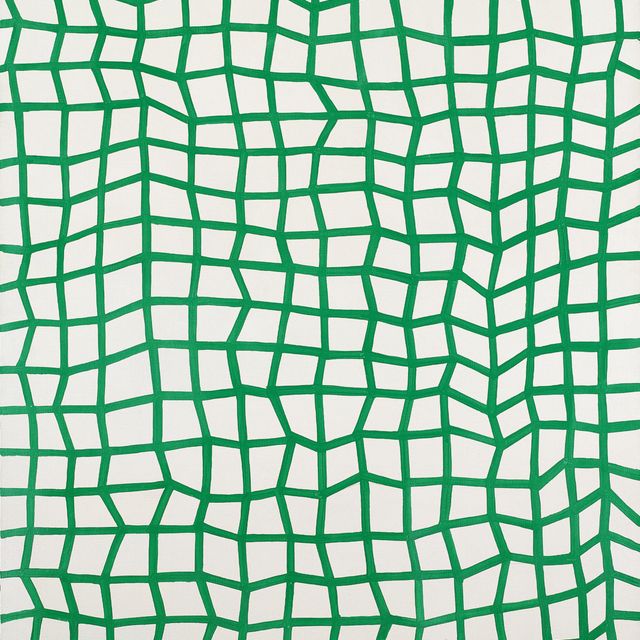 Yayoi Kusama — Бесконечные сети (зеленый № 53)