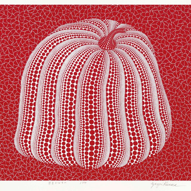 Yayoi Kusama — Тыква красного цвета