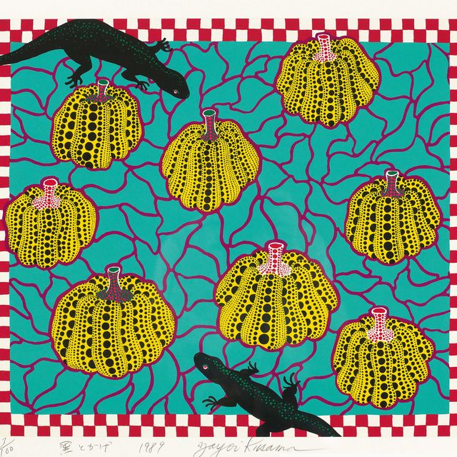 Yayoi Kusama — Черные ящерицы