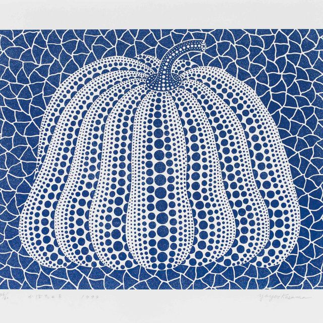 Yayoi Kusama — Тыква (синяя)