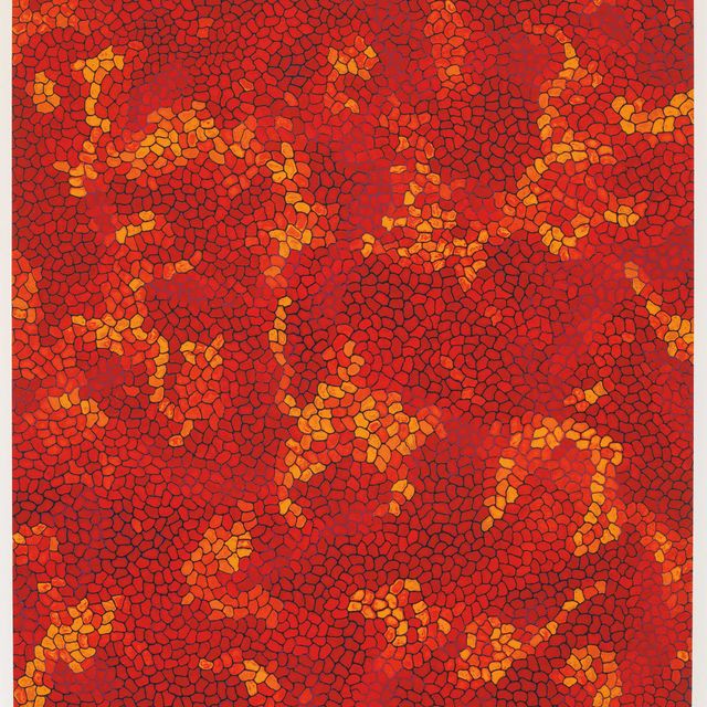 Yayoi Kusama — Облако цвета марены