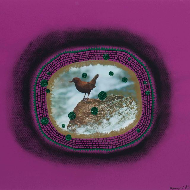Yayoi Kusama — Птица (фиолетовая)