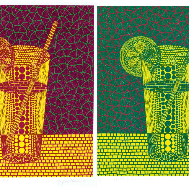 Yayoi Kusama — Кабачки с лимоном (2) ; & Кабачки с лимоном (3)