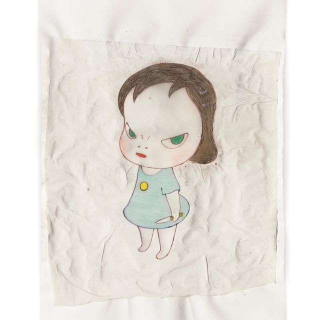 Yoshitomo Nara — Девушка с ножом