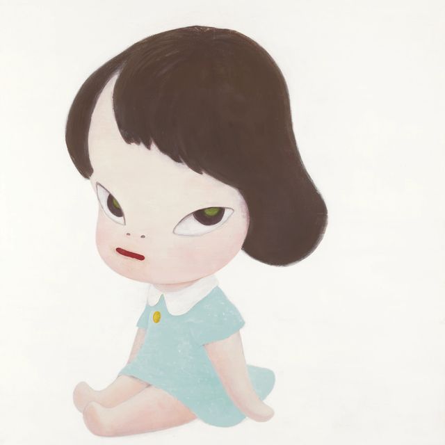 Yoshitomo Nara — Кукла из горячего домика (в белой комнате III)