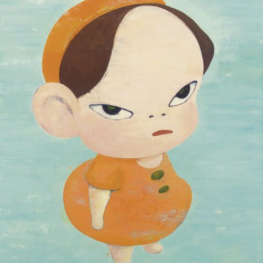 Yoshitomo Nara — Желтый в синем