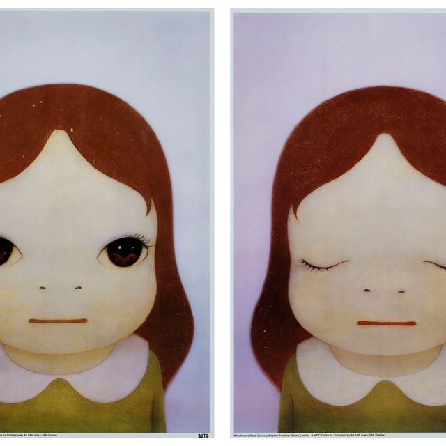 Yoshitomo Nara — Космические девушки: С открытыми / закрытыми глазами (2 работы)