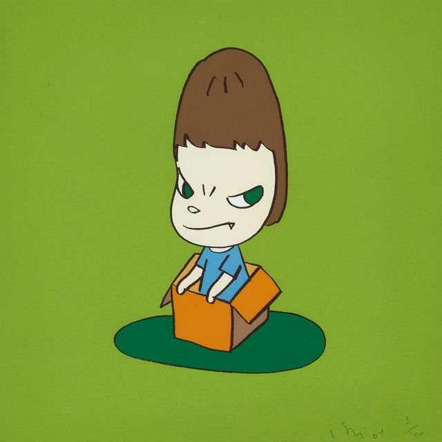 Yoshitomo Nara — Девушка в коробке