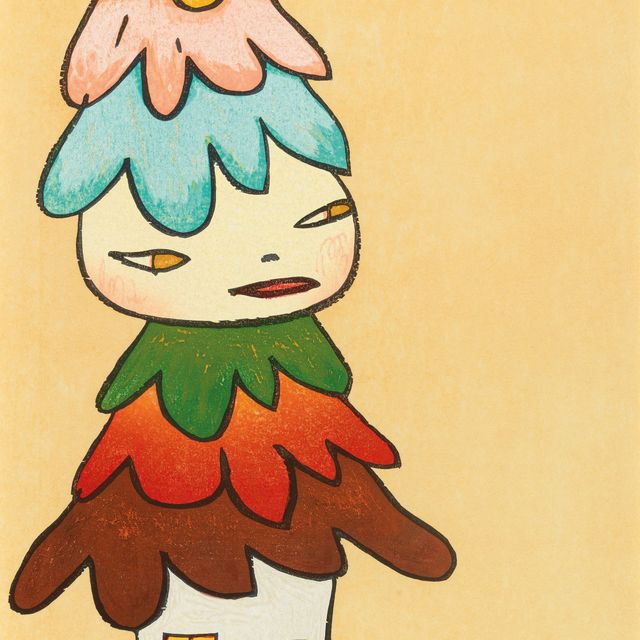 Yoshitomo Nara — Грибной домик