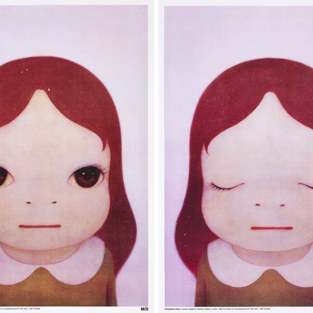 Yoshitomo Nara — Космические девушки: Глаза открыты / Глаза закрыты