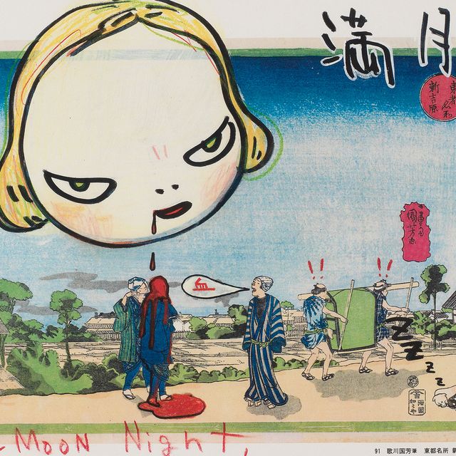 Yoshitomo Nara — Ночь полнолуния (В плавучем мире)
