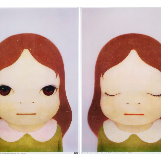 Yoshitomo Nara — Космические девушки: Глаза открыты / Глаза закрыты