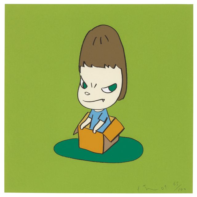 Yoshitomo Nara — Девушка в коробке