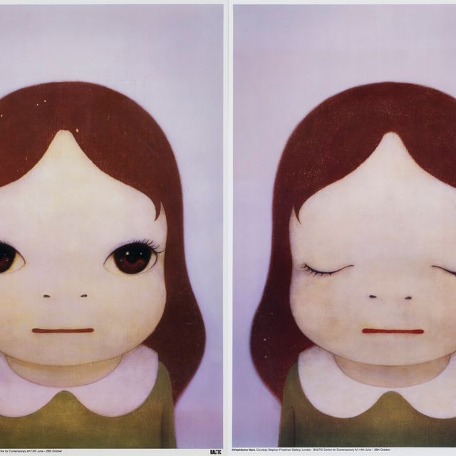Yoshitomo Nara — Космическая девушка: Глаза открыты/Глаза закрыты