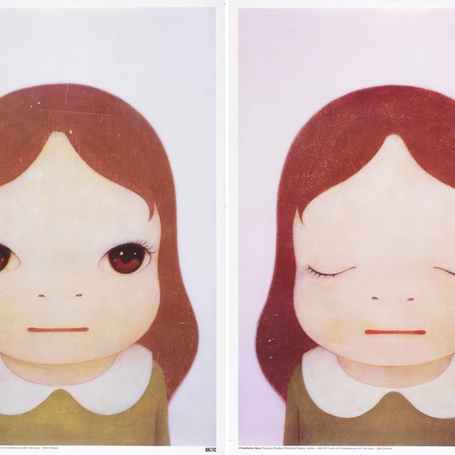 Yoshitomo Nara — Космические девушки: Глаза открыты / Глаза закрыты