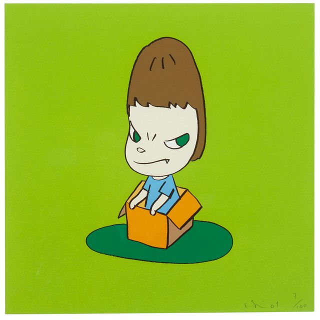 Yoshitomo Nara — Девушка в коробке