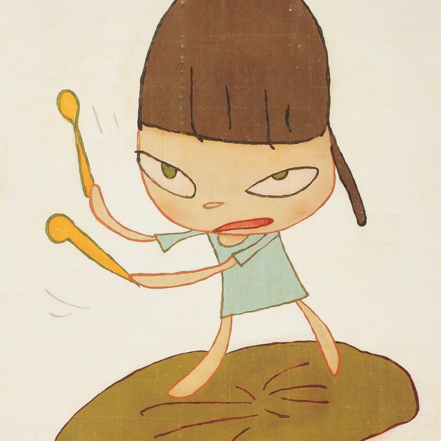 Yoshitomo Nara — Марширующий по листу лютика