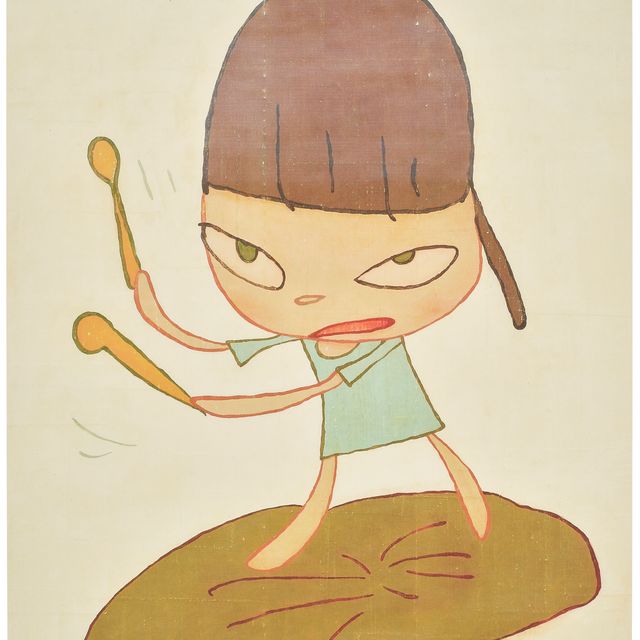 Yoshitomo Nara — Марширующий по листу лютика